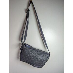 Lands' End Quilted Crossbody Bag Minimalist Adjustable Outdoor Hiking Travel EUC